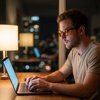 Bedtime Blue Light Glasses (Orange Lens) — image 2